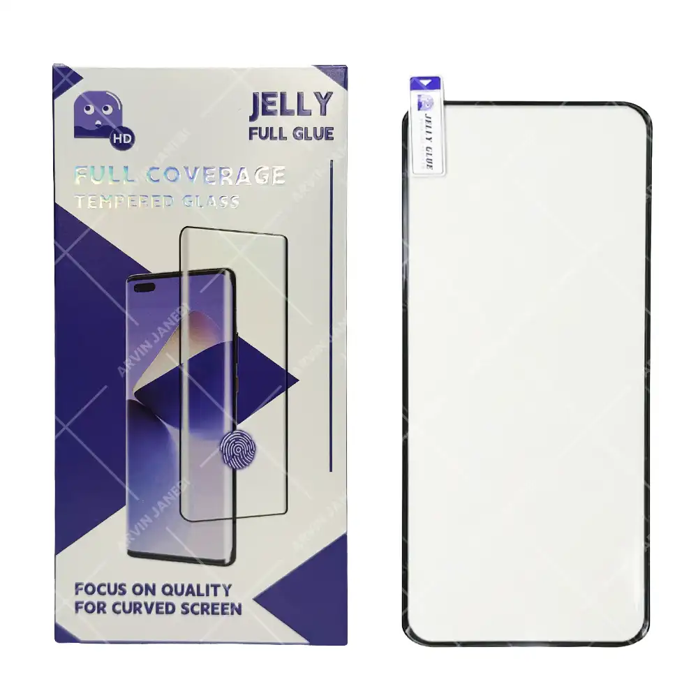 گلس جلی فول چسب S21ULTRA